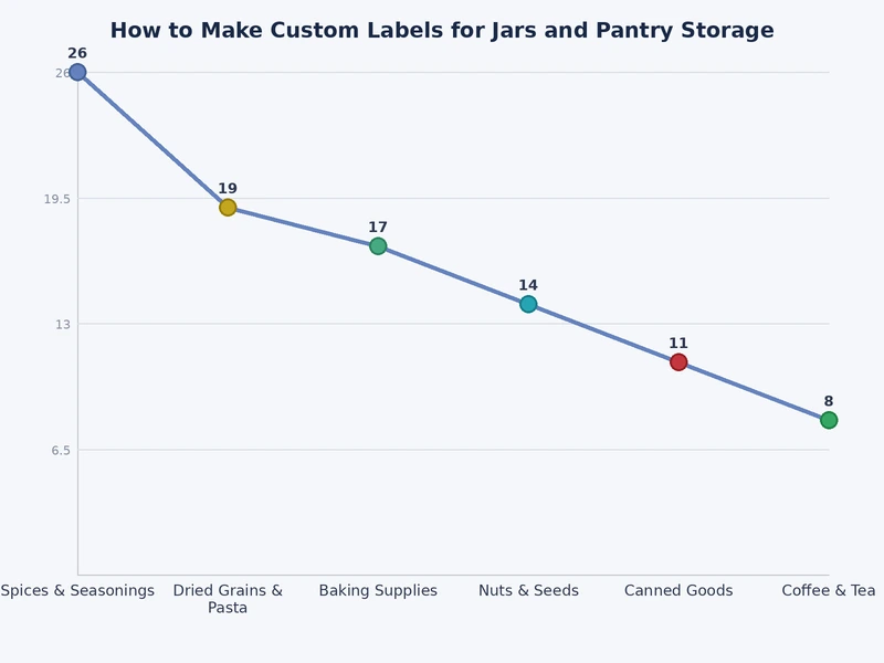 Bar chart comparing label durability ratings across five materials including vinyl, kraft paper, clear film, chalkboard, and waterproof synthetic