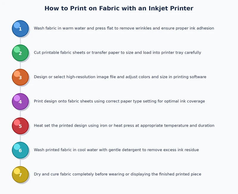 Step-by-step fabric preparation process showing soaking, drying, and ironing onto freezer paper