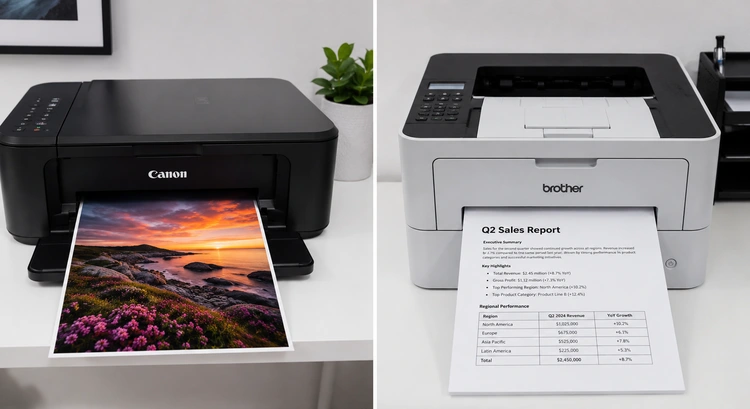 Printable vinyl sheets loaded into an inkjet printer tray showing how to print on printable vinyl