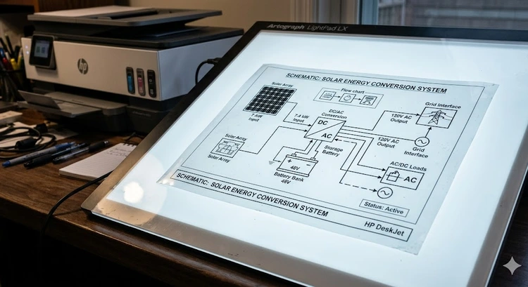 Inkjet printer loaded with transparency film showing how to print on transparency film inkjet