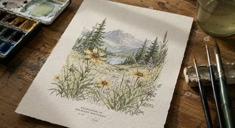 Inkjet printer loaded with watercolor paper showing how to print on watercolor paper inkjet setup