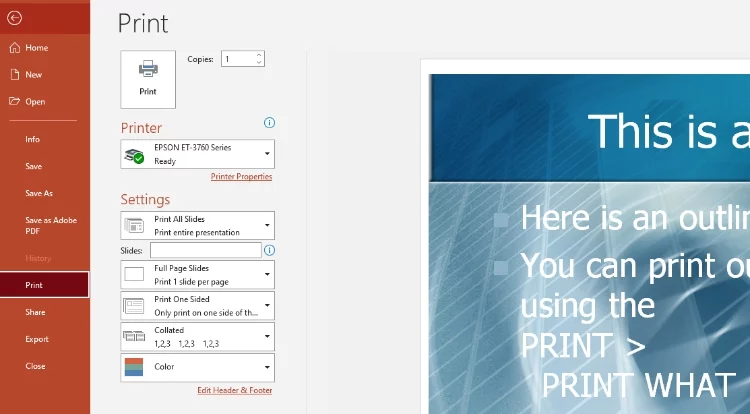 From the drop-down menu, select 